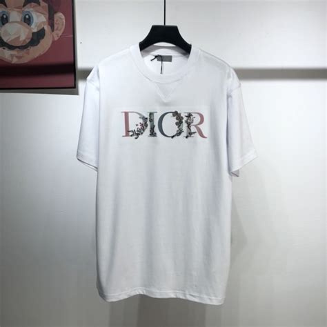 dior t shirt blumen|designer Dior t shirts.